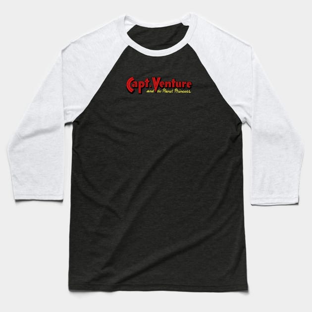 Captain Venture Baseball T-Shirt by CoverTales
